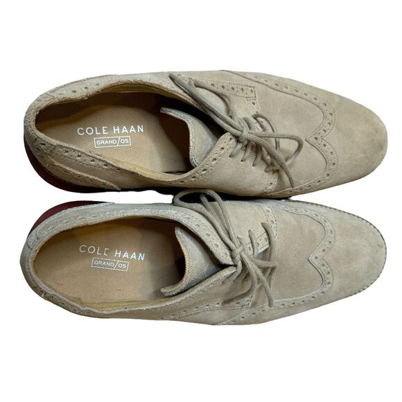 Cole Haan Men’s Tan Lunargrand Oxfords \